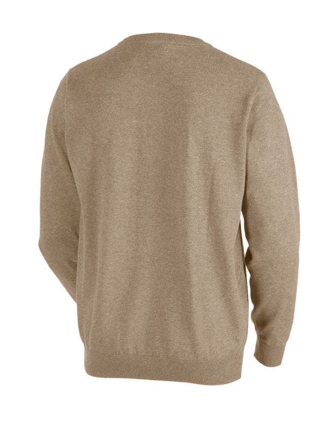 e.s. Strickpullover, rundhals