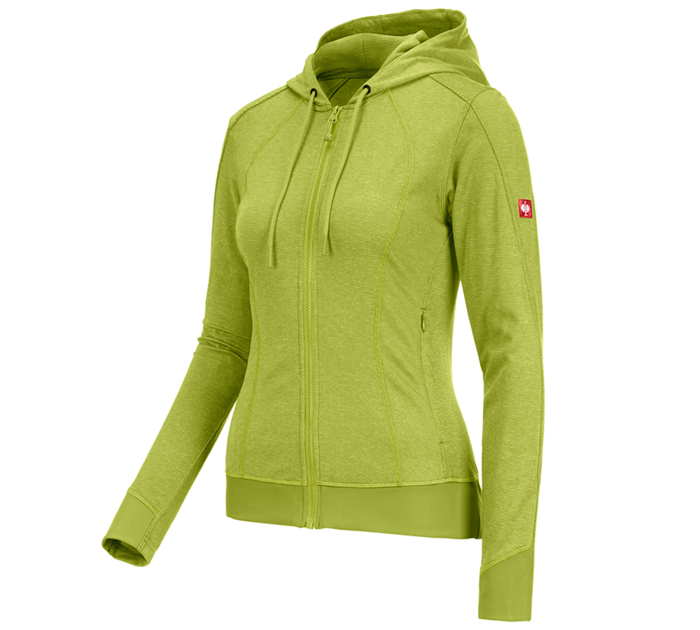 e.s. Funktions Kapuzenjacke stripe, Damen