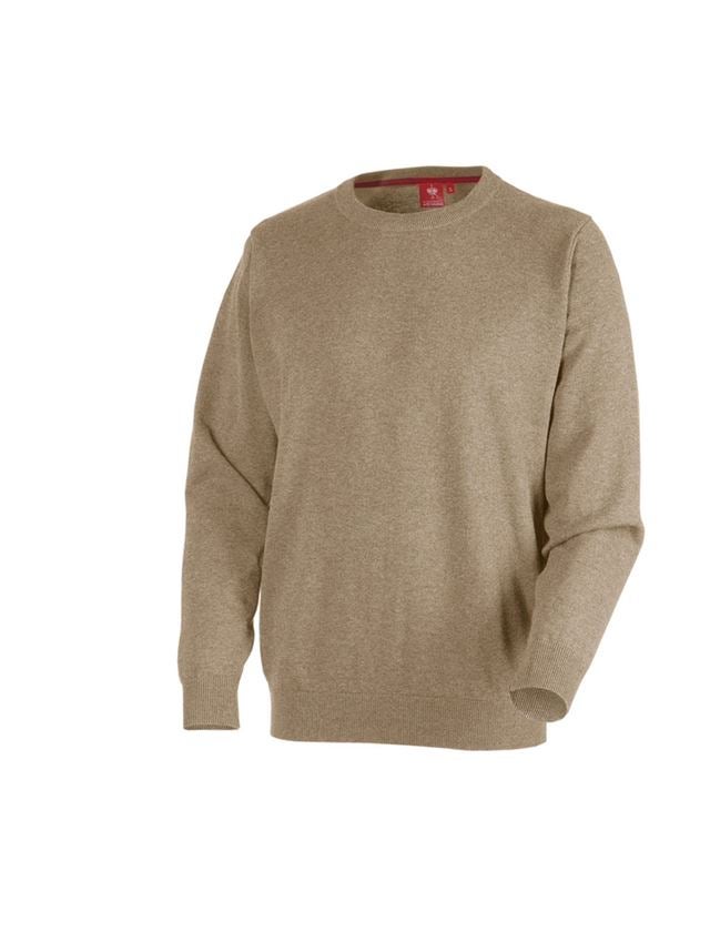 e.s. Strickpullover, rundhals