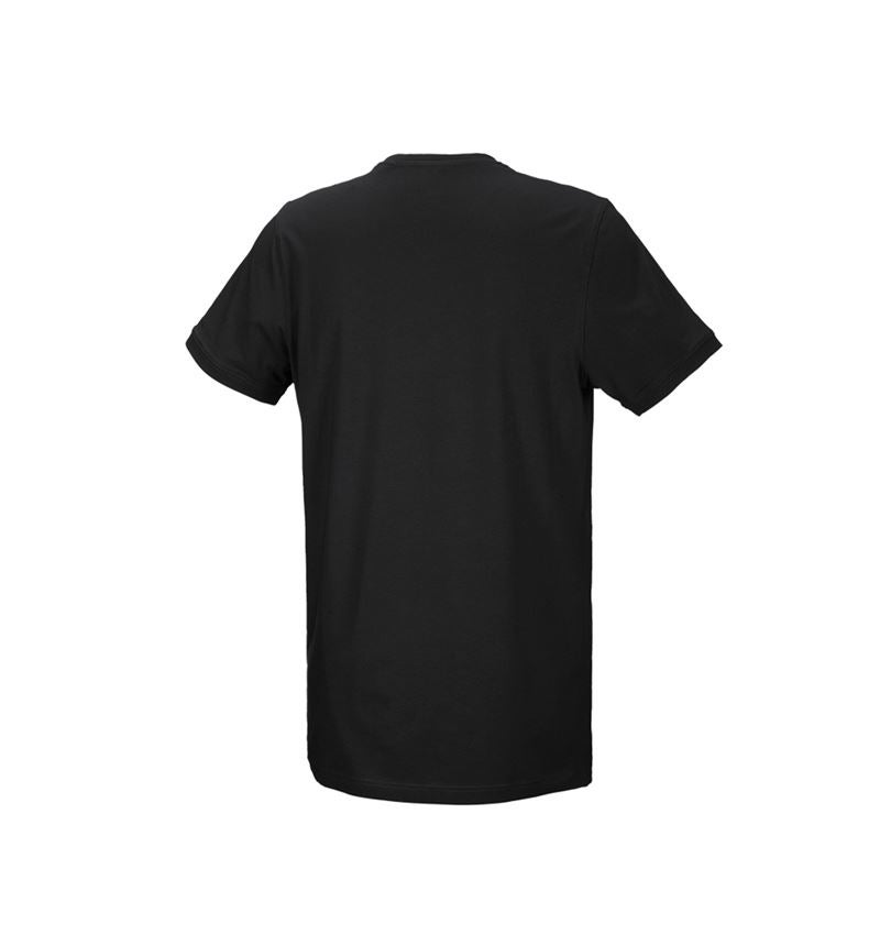 e.s. T-Shirt cotton stretch, long fit