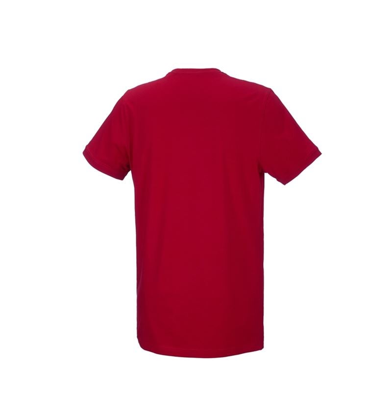 e.s. T-Shirt cotton stretch, long fit