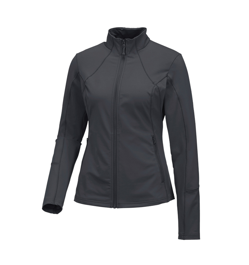e.s. Funktions Sweatjacke solid, Damen