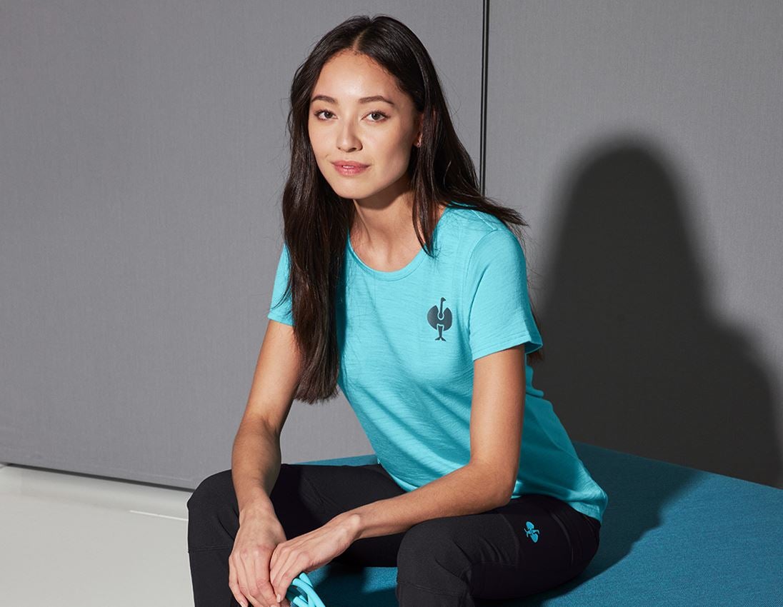 T-Shirt Merino e.s.trail, Damen