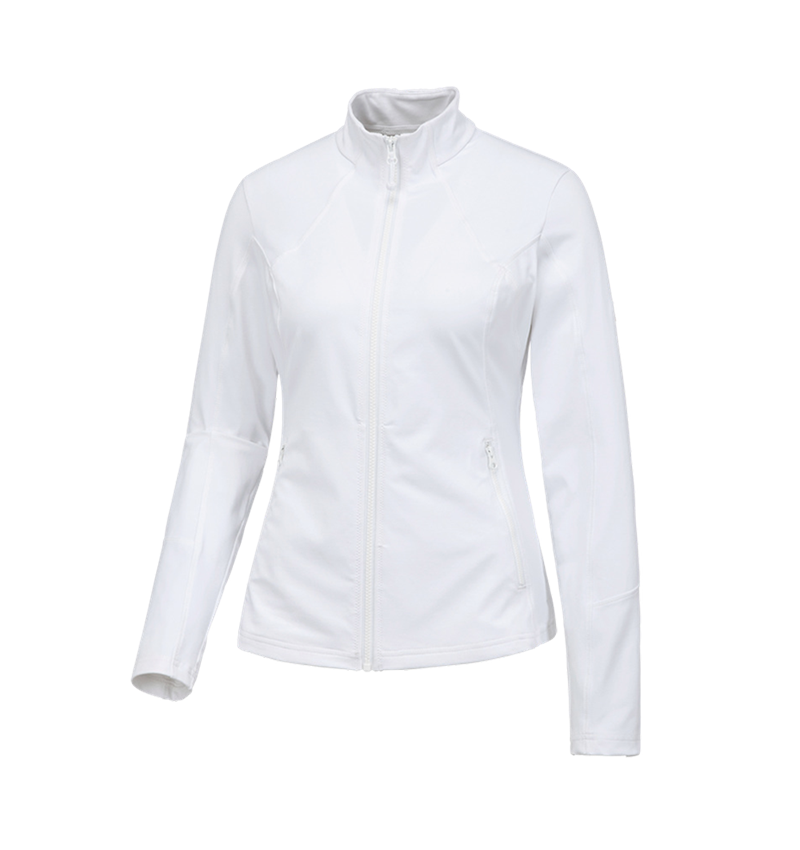 e.s. Funktions Sweatjacke solid, Damen