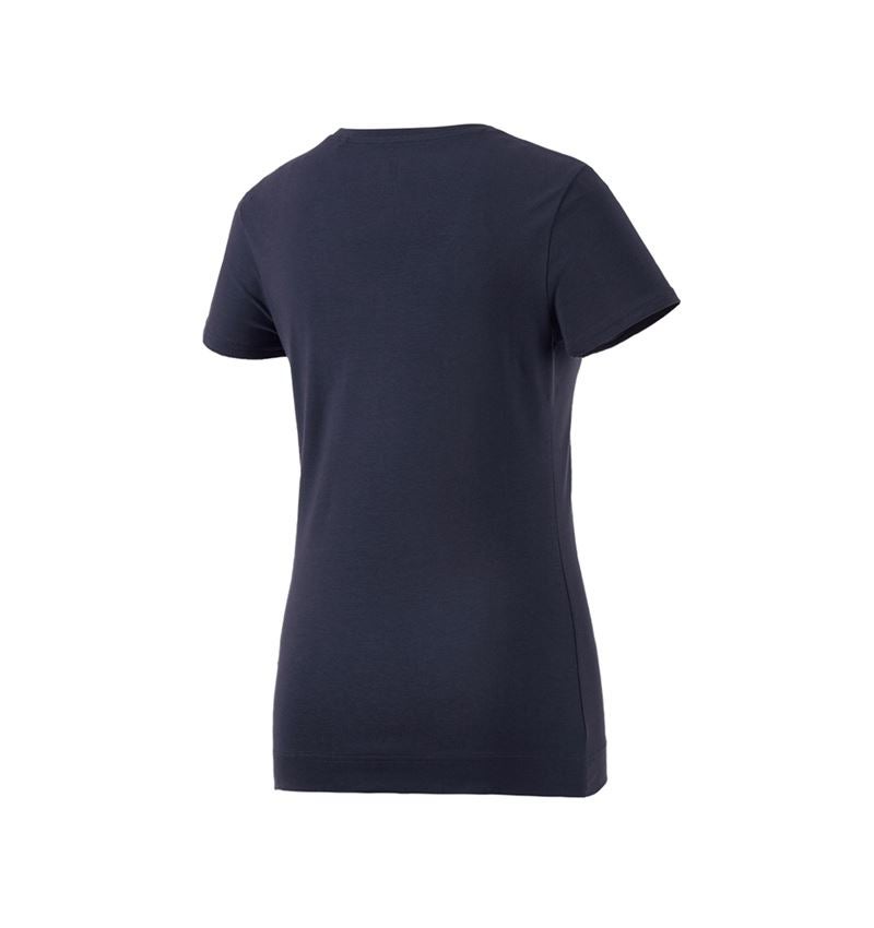 e.s. T-Shirt cotton stretch, Damen