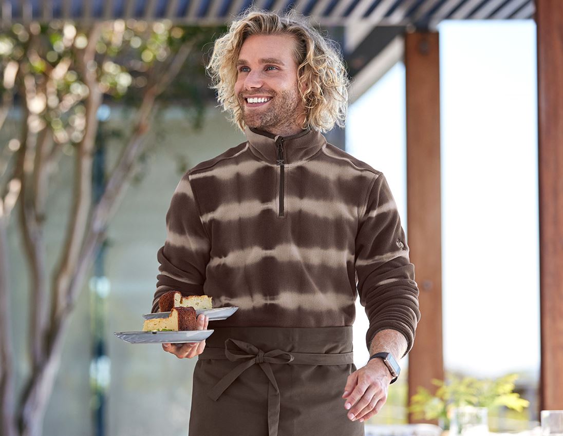 Fleece Troyer tie-dye e.s.motion ten