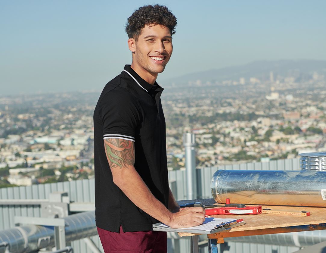 e.s. Polo-Shirt cotton Deluxe Colour