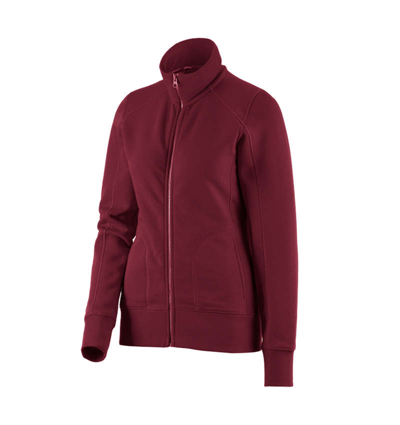 e.s. Sweatjacke poly cotton, Damen