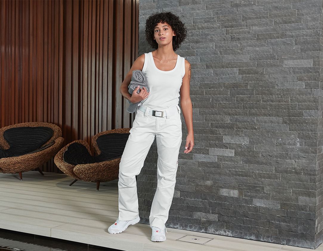 e.s. Tank-Top cotton stretch, Damen