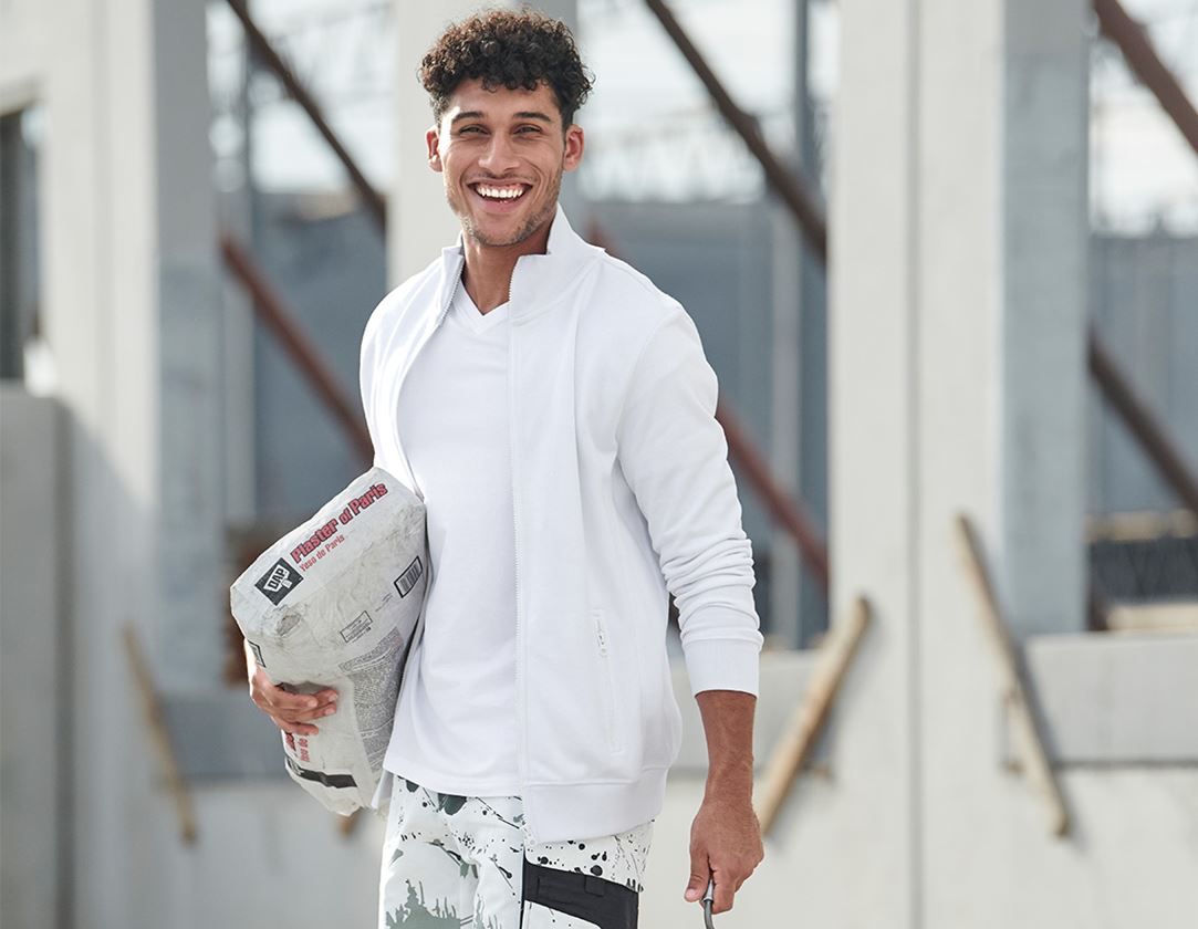 e.s. Sweatjacke poly cotton