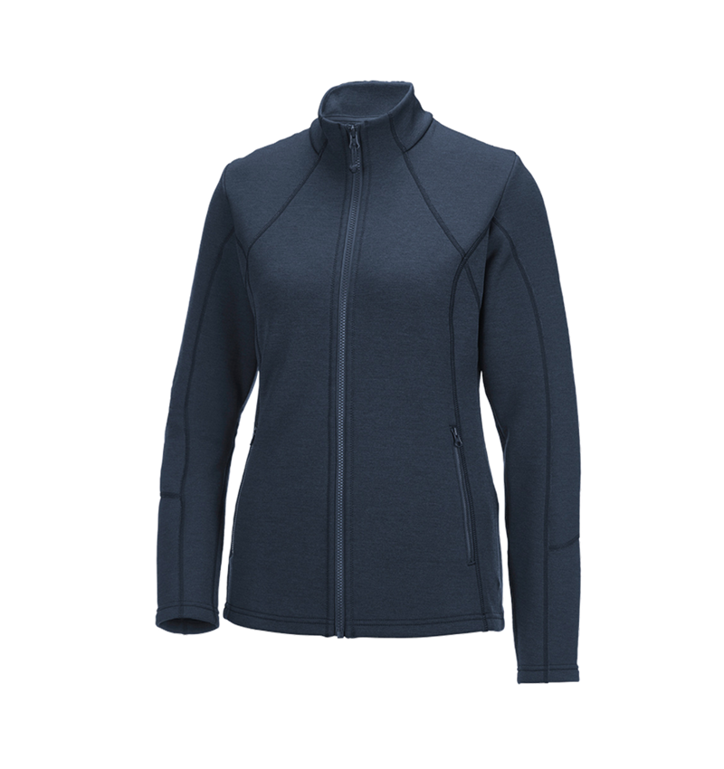 e.s. Funktions Sweatjacke melange, Damen