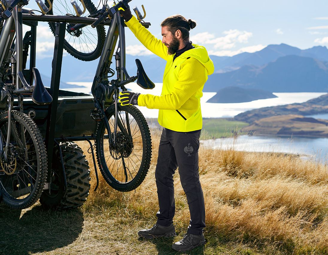 Hybrid Kapuzenstrickjacke e.s.trail