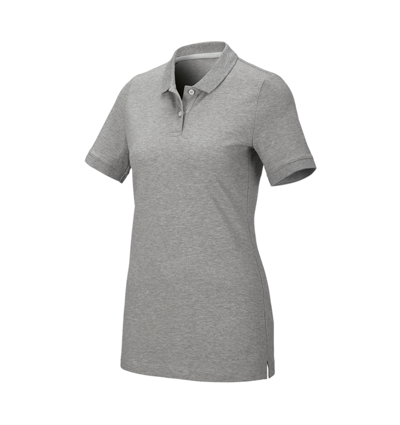 e.s. Piqué-Polo cotton stretch, Damen