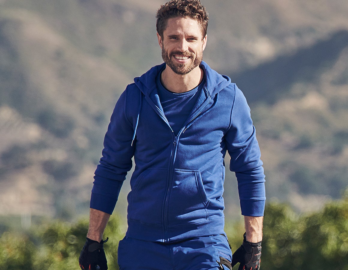 e.s. Hoody-Sweatjacke poly cotton