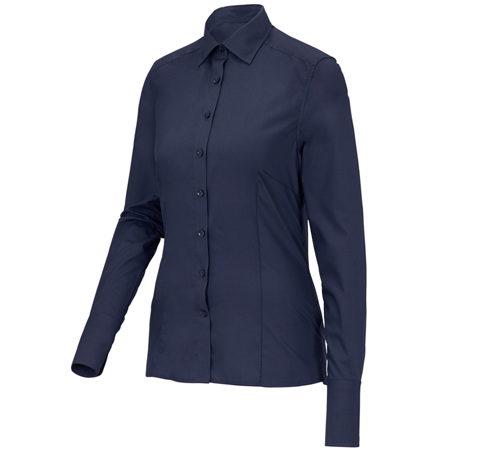 Business Bluse e.s.comfort, langarm