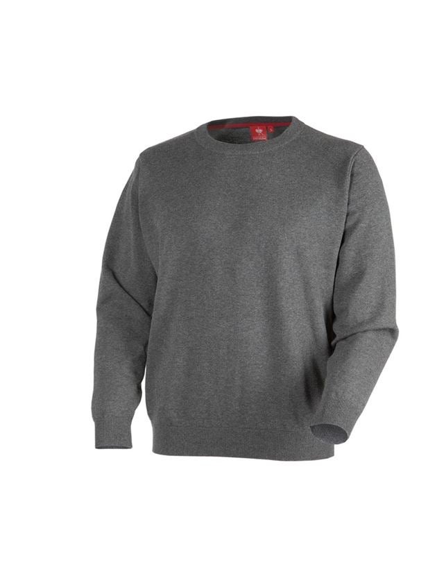 e.s. Strickpullover, rundhals