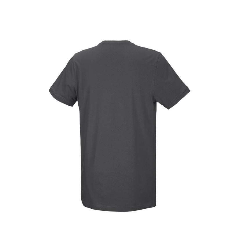 e.s. T-Shirt cotton stretch, long fit