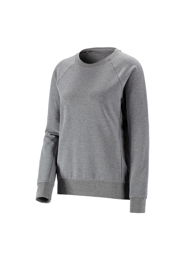 e.s. Sweatshirt cotton stretch, Damen