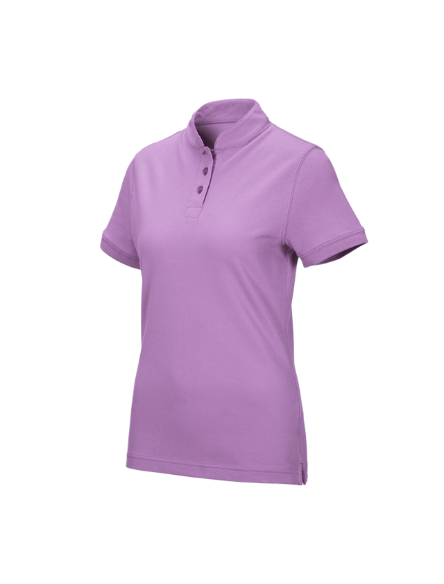 e.s. Polo-Shirt cotton Mandarin, Damen