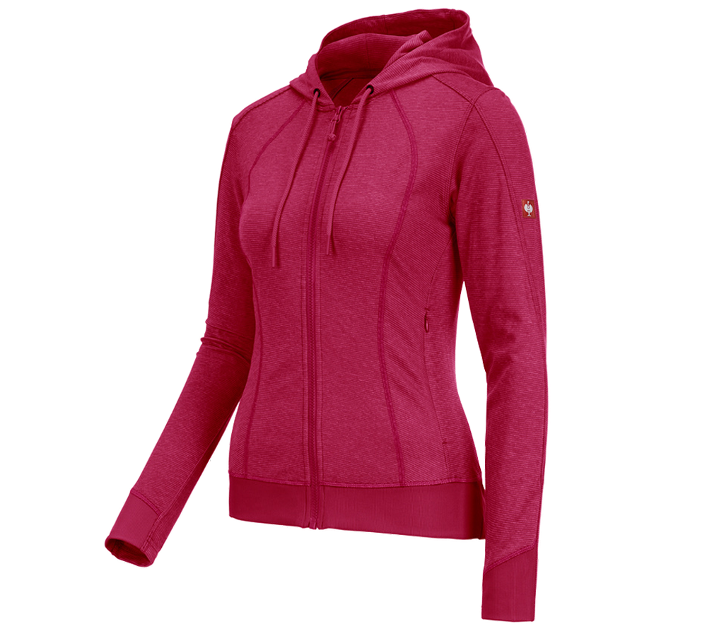 e.s. Funktions Kapuzenjacke stripe, Damen