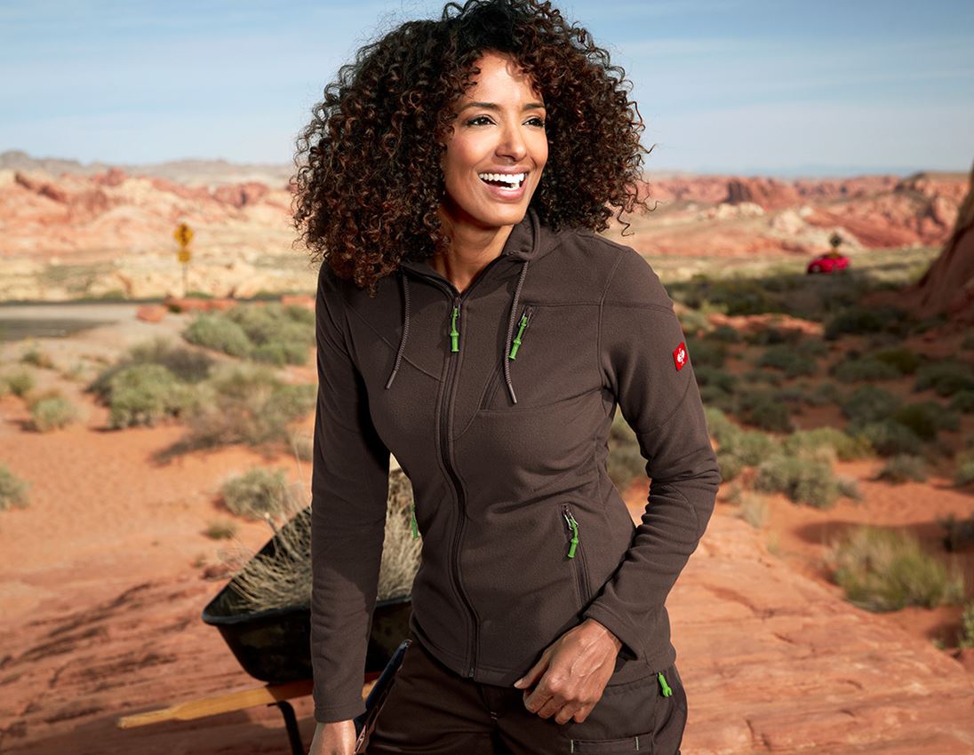 Kapuzen Fleece Jacke e.s.motion 2020, Damen