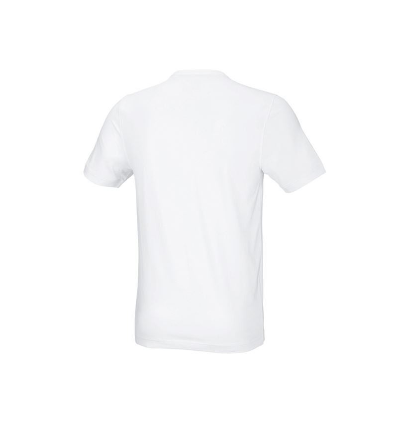 e.s. T-Shirt cotton stretch, slim fit