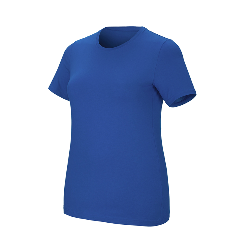 e.s. T-Shirt cotton stretch, Damen, plus fit