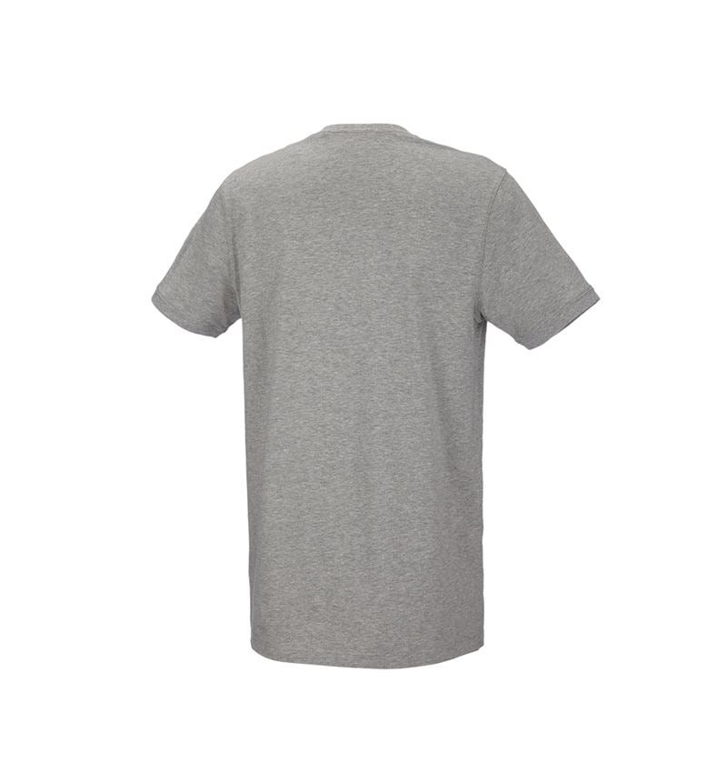 e.s. T-Shirt cotton stretch, long fit