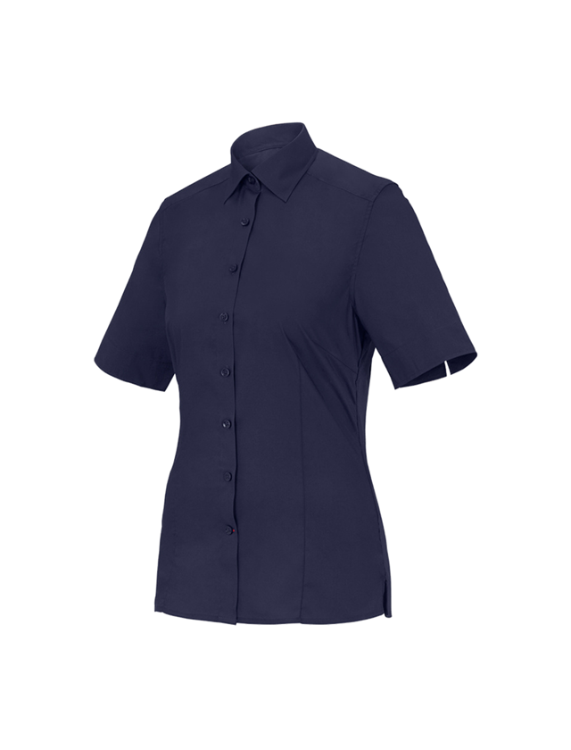 Business Bluse e.s.comfort, kurzarm