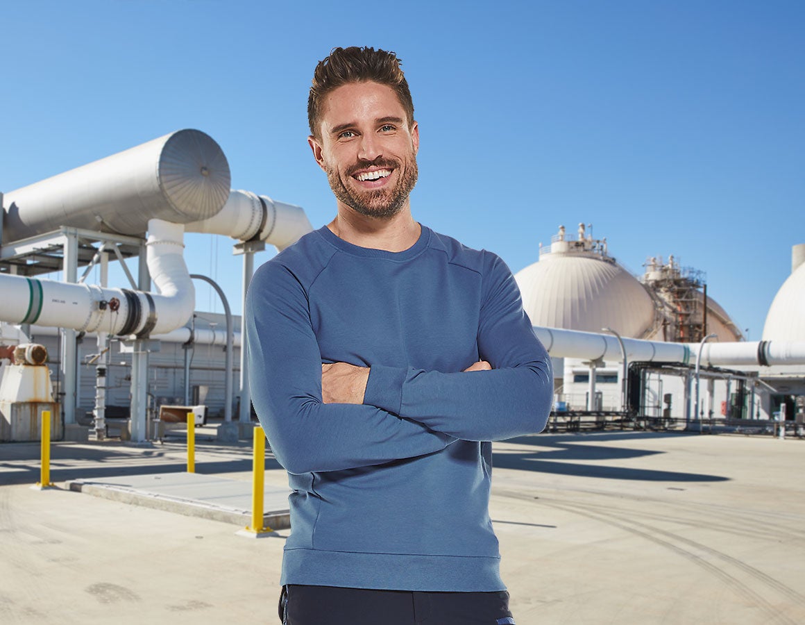 e.s. Sweatshirt cotton stretch