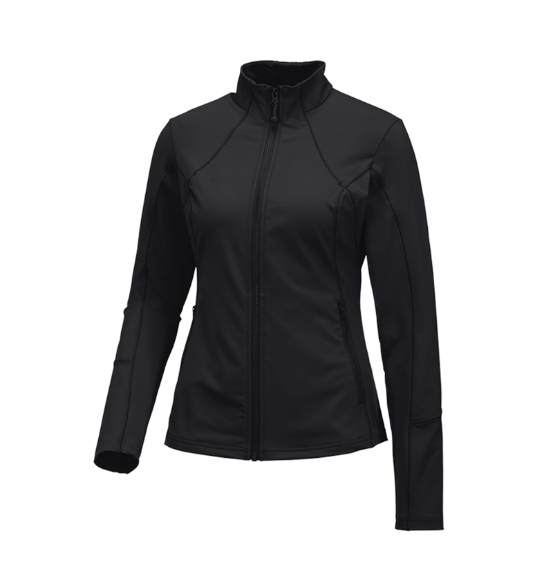e.s. Funktions Sweatjacke solid, Damen