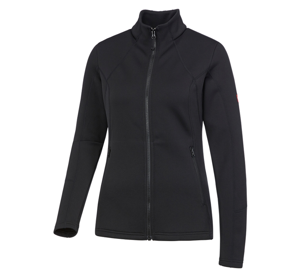 e.s. Funktions Sweatjacke melange, Damen