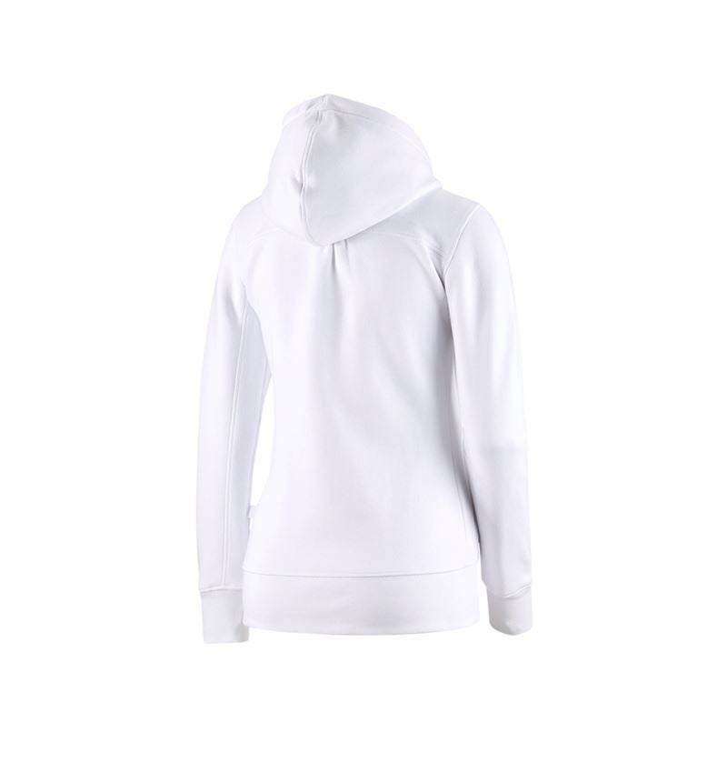 e.s. Hoody-Sweatjacke poly cotton, Damen