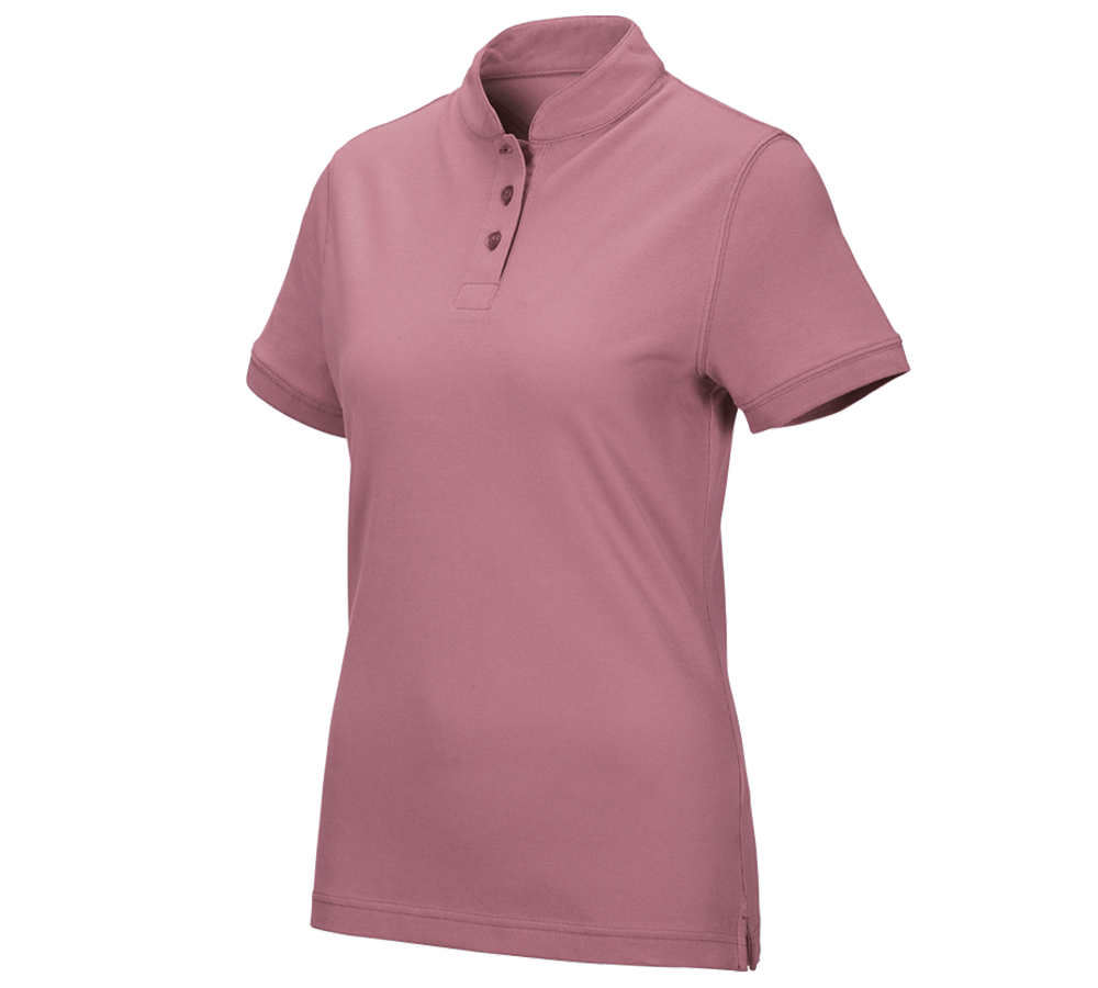 e.s. Polo-Shirt cotton Mandarin, Damen