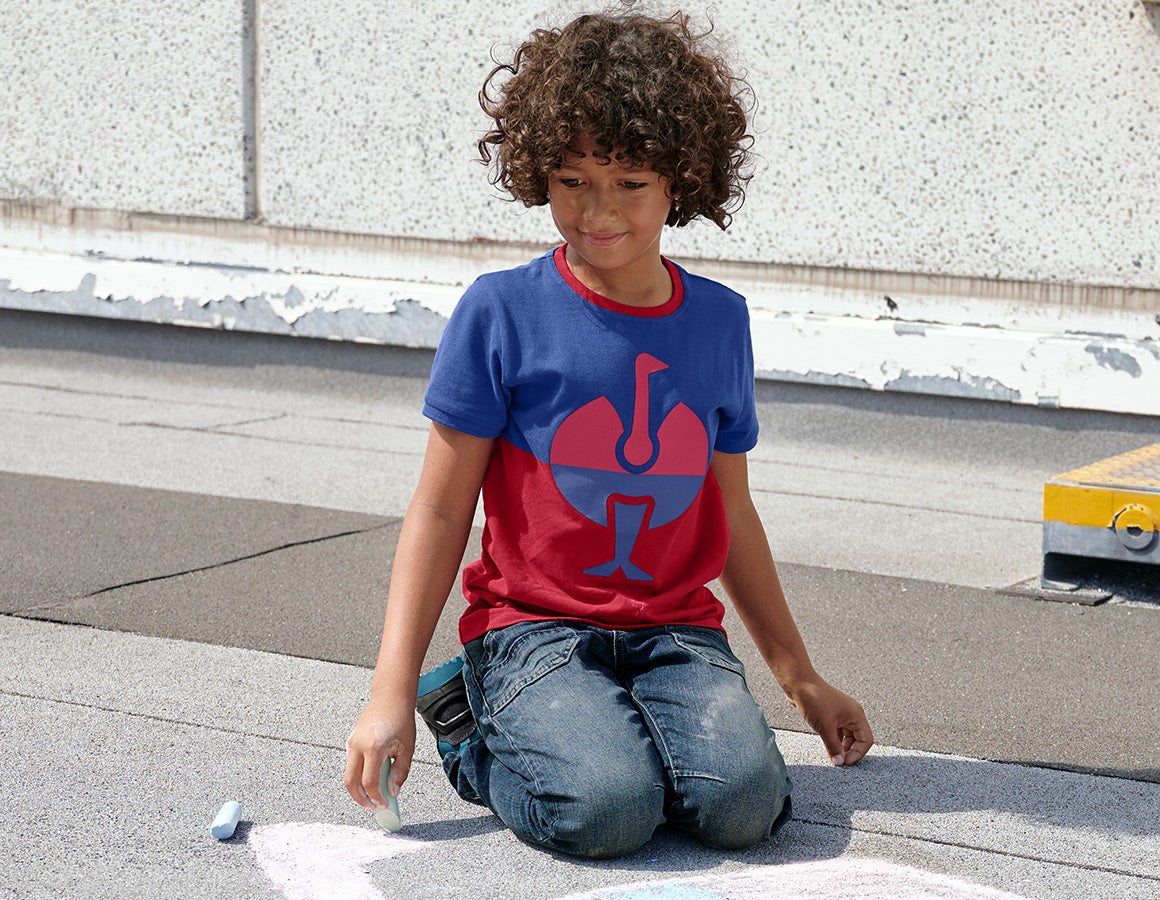 e.s. Piqué-Shirt colourblock, Kinder