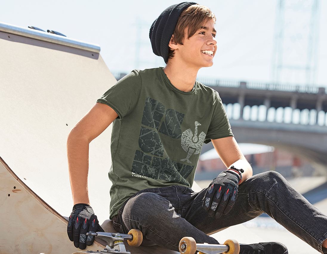 e.s. T-Shirt denim workwear, Kinder