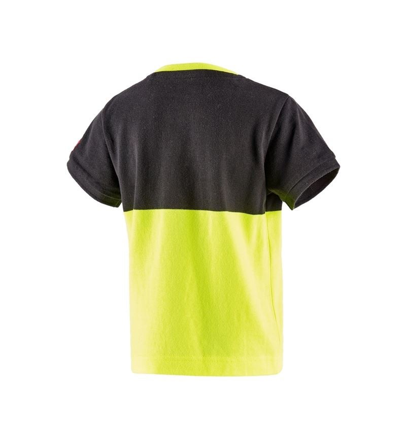 e.s. Piqué-Shirt colourblock, Kinder