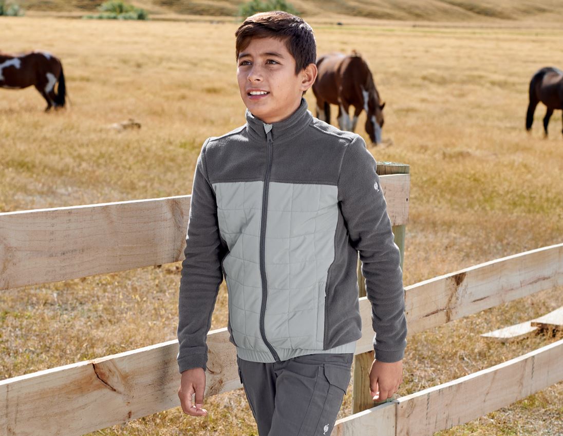 Hybrid Fleecejacke e.s.concrete, Kinder