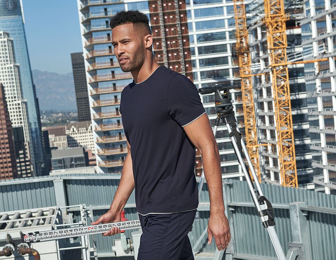 e.s. T-Shirt cotton stretch Layer