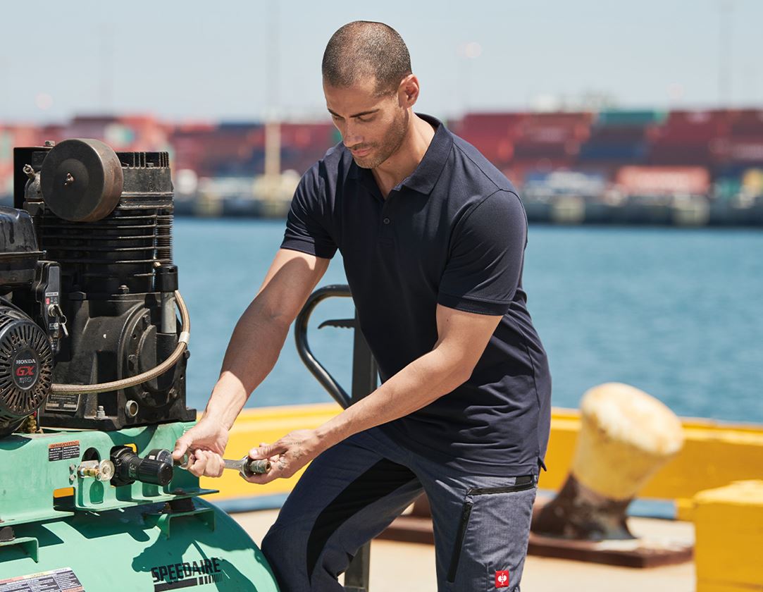 e.s. Polo-Shirt cotton Deluxe