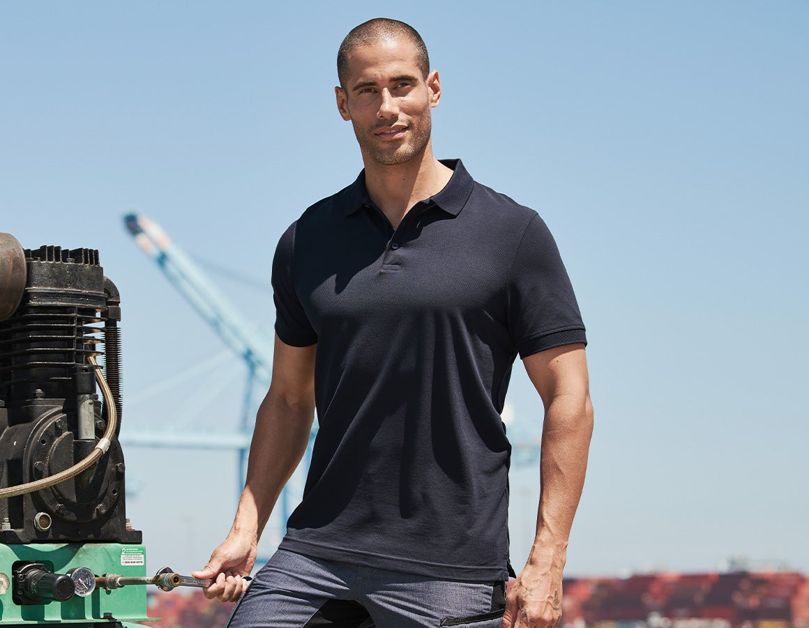 e.s. Polo-Shirt cotton Deluxe