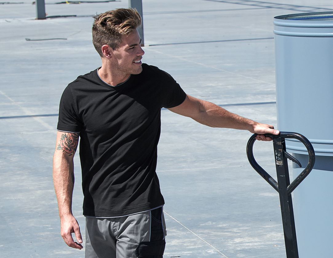 e.s. T-Shirt cotton stretch Layer