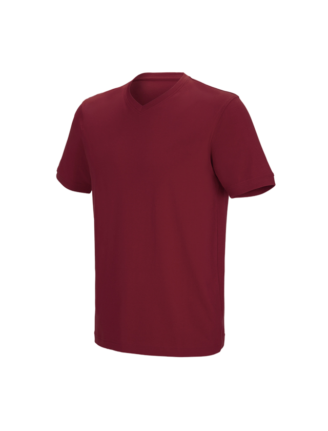 e.s. T-Shirt cotton stretch V-Neck