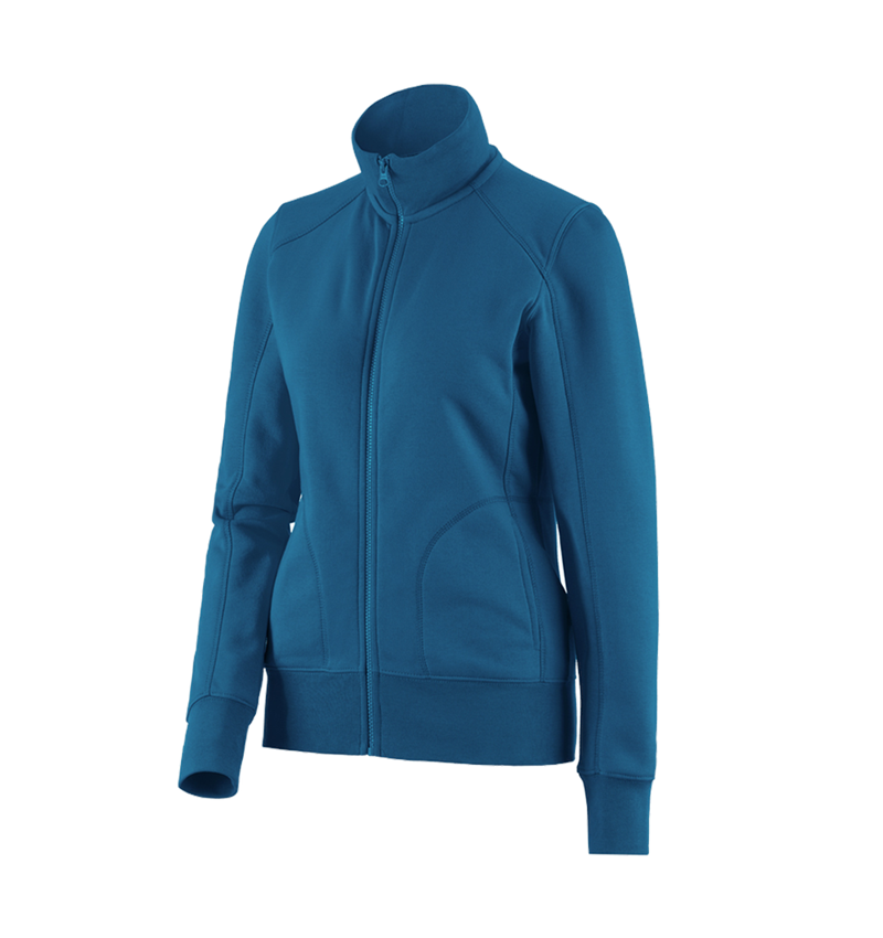 e.s. Sweatjacke poly cotton, Damen