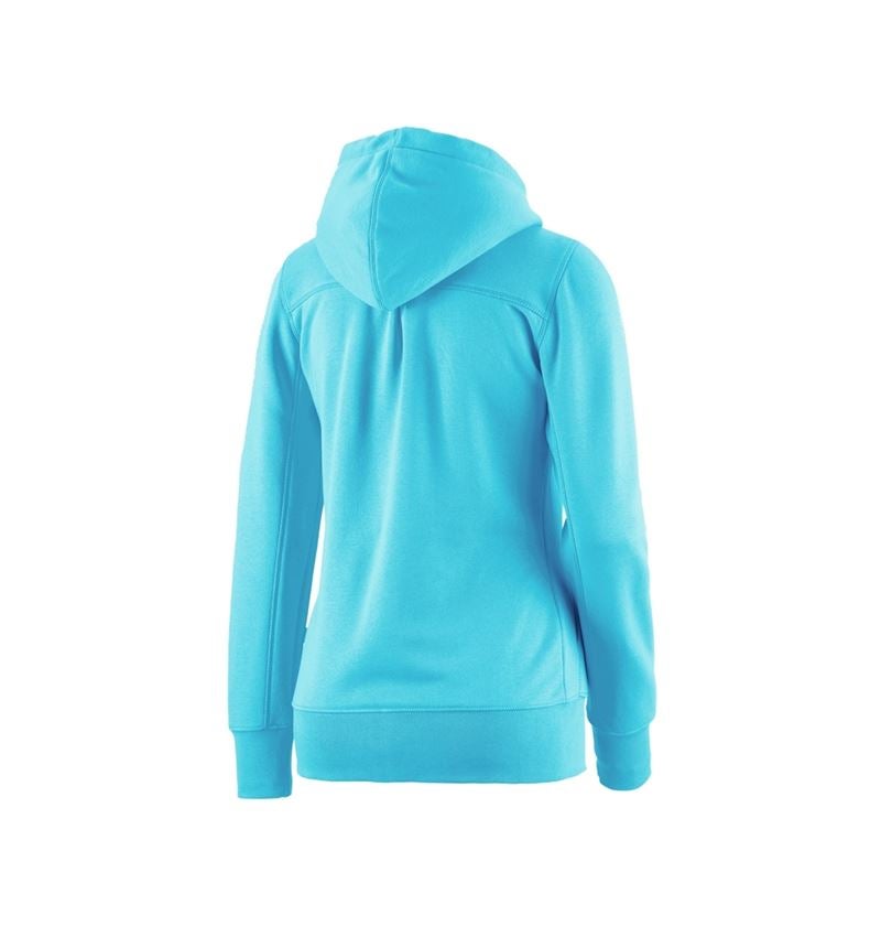 e.s. Hoody-Sweatjacke poly cotton, Damen