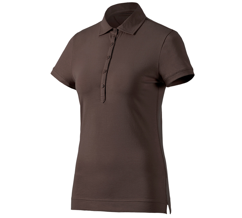 e.s. Polo-Shirt cotton stretch, Damen
