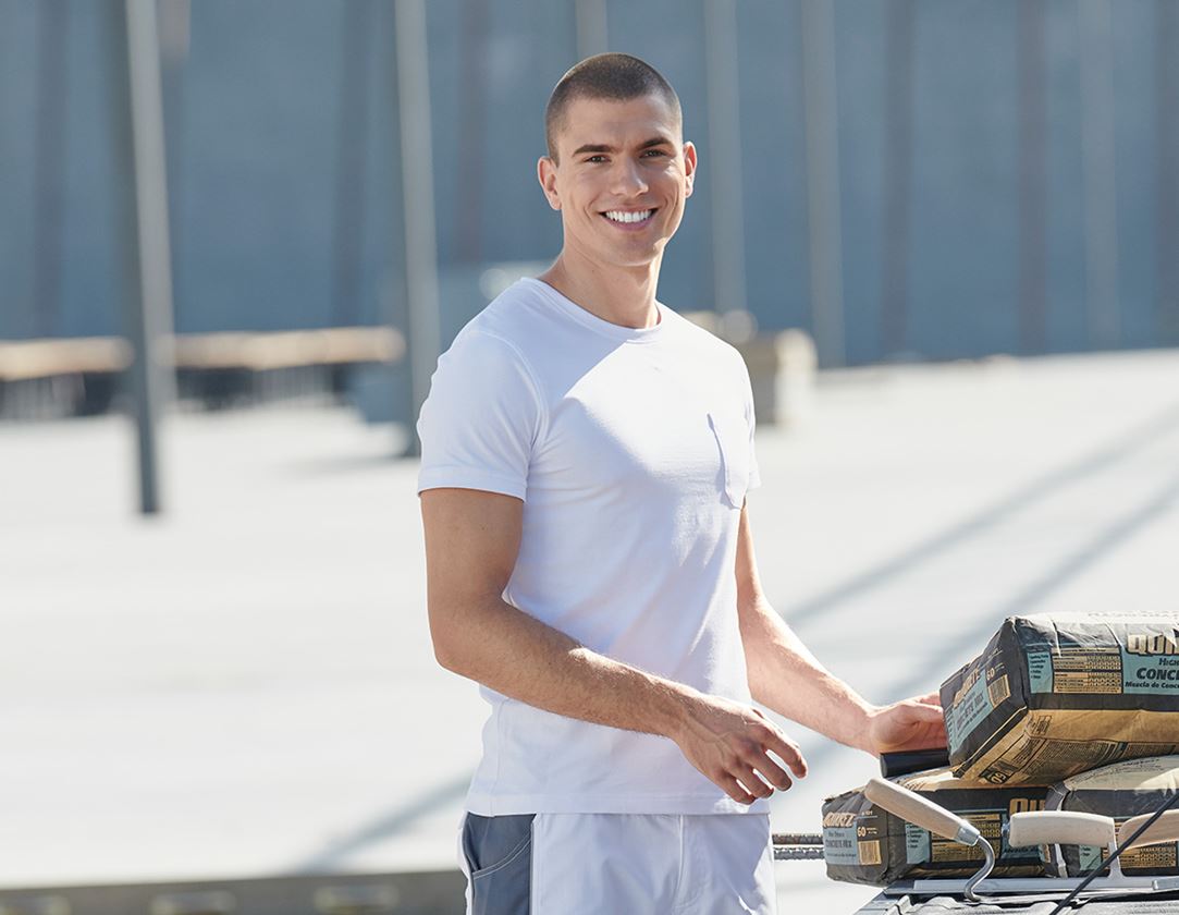 e.s. T-Shirt cotton stretch Pocket