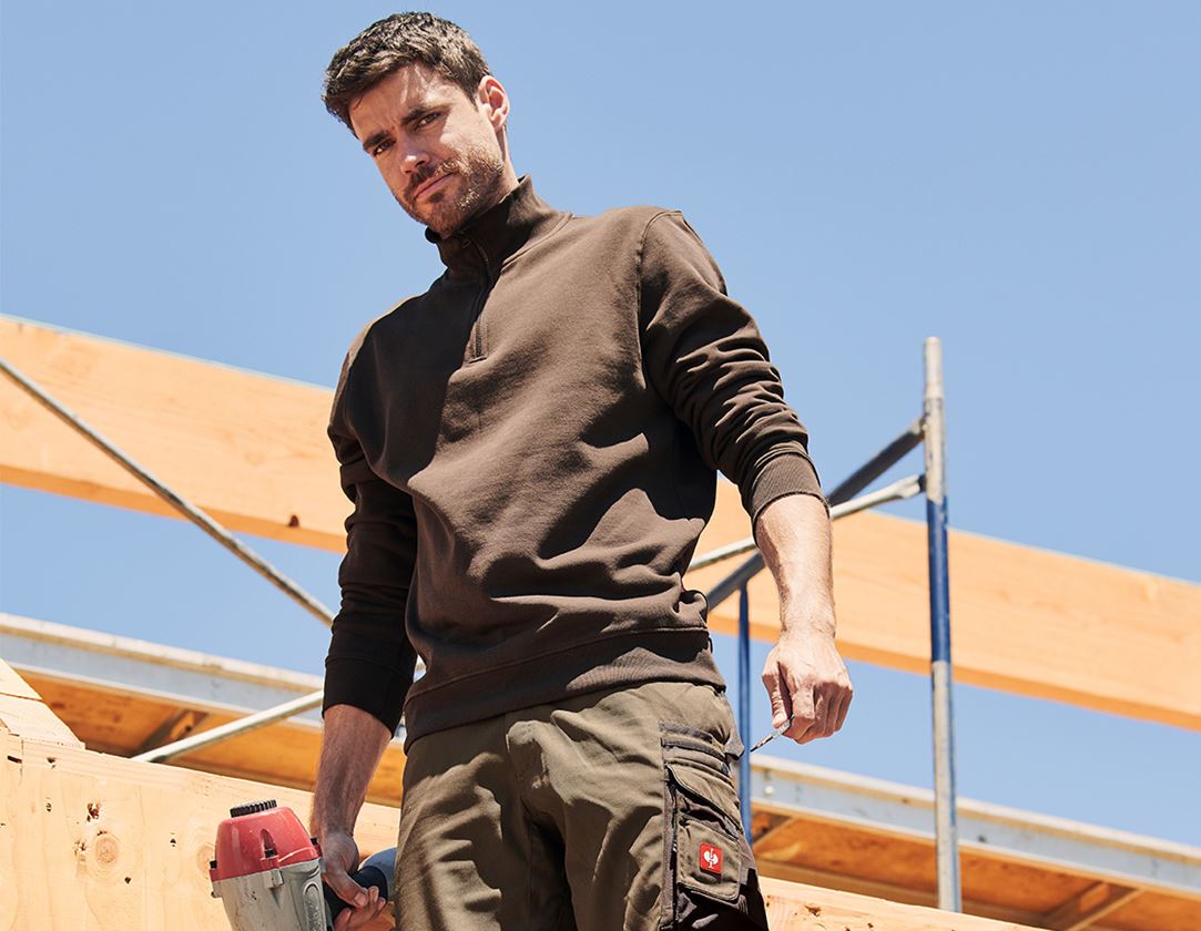 e.s. ZIP-Sweatshirt poly cotton