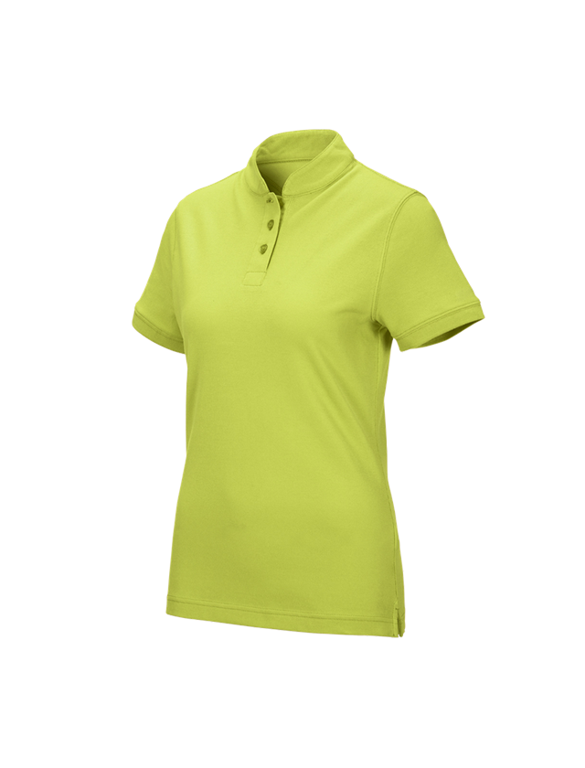 e.s. Polo-Shirt cotton Mandarin, Damen