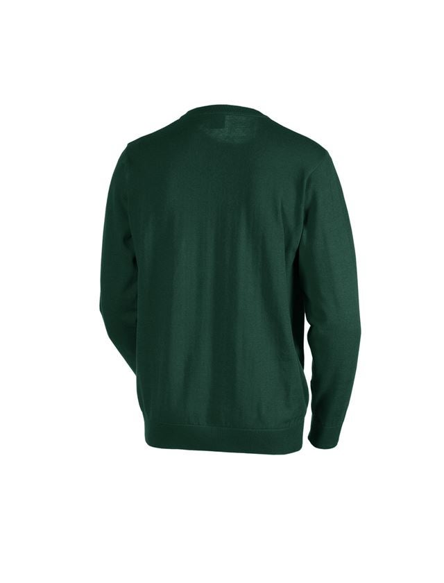 e.s. Strickpullover, rundhals